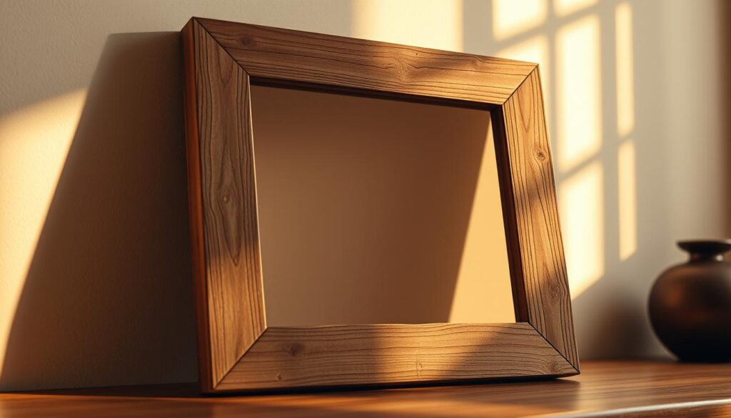 rustic wooden picture frame